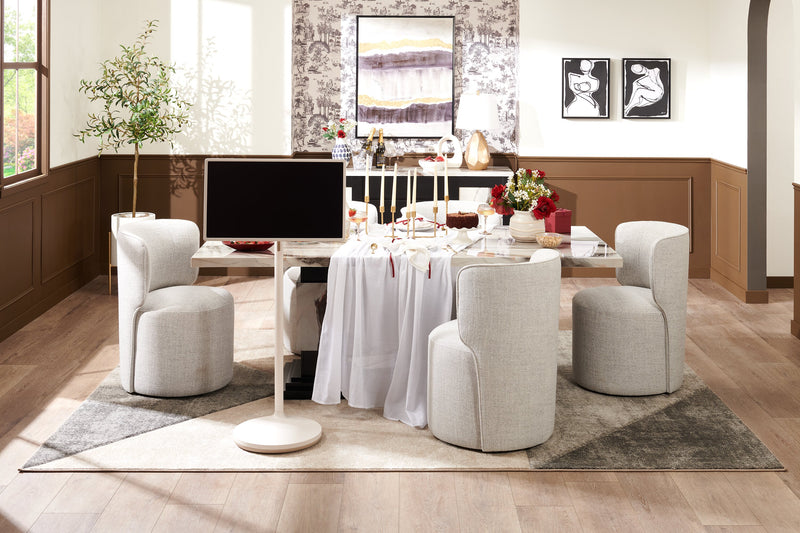 Écran tactile intelligent StandbyME LG de 27 po sur roulettes