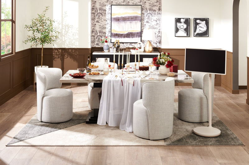 Écran tactile intelligent StandbyME LG de 27 po sur roulettes