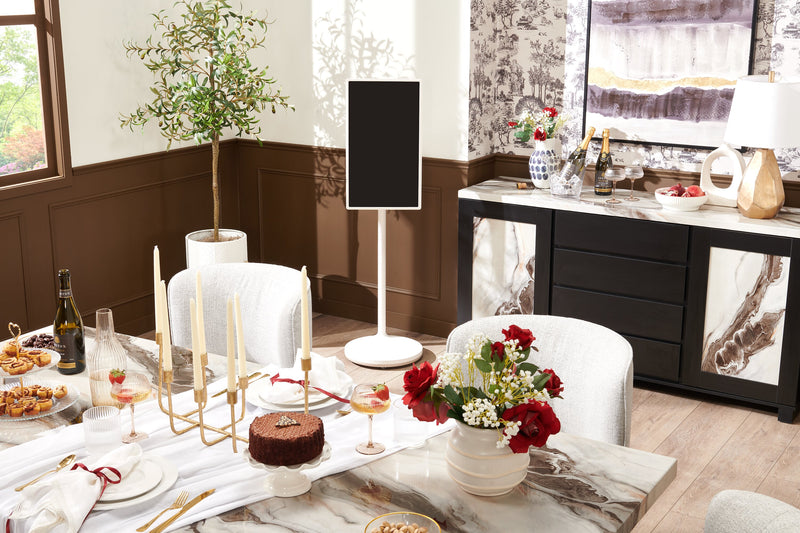 Écran tactile intelligent StandbyME LG de 27 po sur roulettes