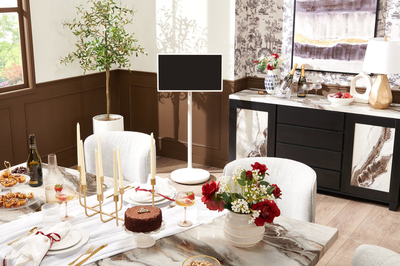 Écran tactile intelligent StandbyME LG de 27 po sur roulettes