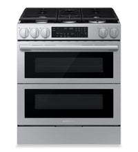 Cuisinière à gaz encastrée Flex DuoMC de Samsung de 6,0 pi3 avec friture à air Air Fry Max - argentée - NSG90H60DRAA