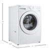 LG 5.2 Cu. Ft. Ultra Large Front Load Washer with AI Wash – White - WM3420CW | Laveuse LG à chargement frontal à très grande capacité de 5,2 pi3 avec lavage avec IA - blanche - WM3420CW