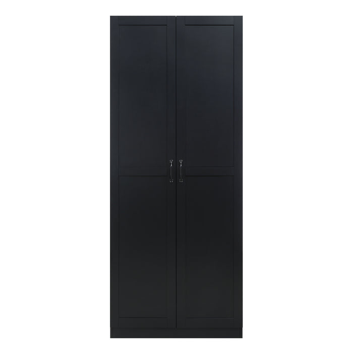 Armoire de rangement moderne Hopkins de Manhattan Comfort - noire
