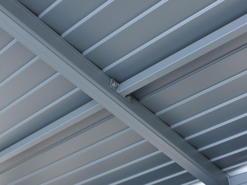 Gazebo Penguin Florence - Solarium mural 10x16 Toit d'acier