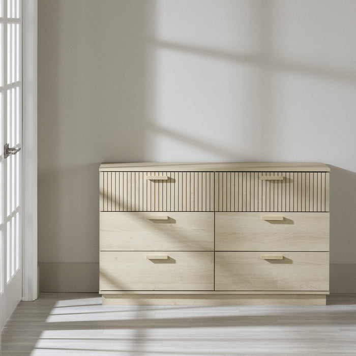 Noah Commode 6 tiroirs Chêne blanchi, de Meubles South Shore