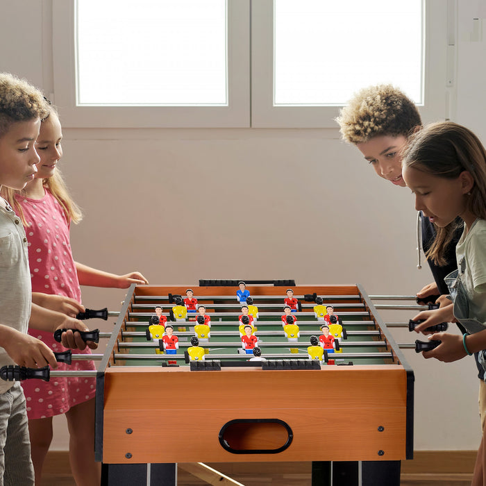 Soozier 48'' Babyfoot En Bois Jeu De Baby-foot Heavy Duty