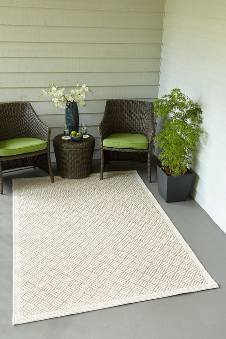 Tapis Contemporain Eve 7'10\" x 10'10\" en brun