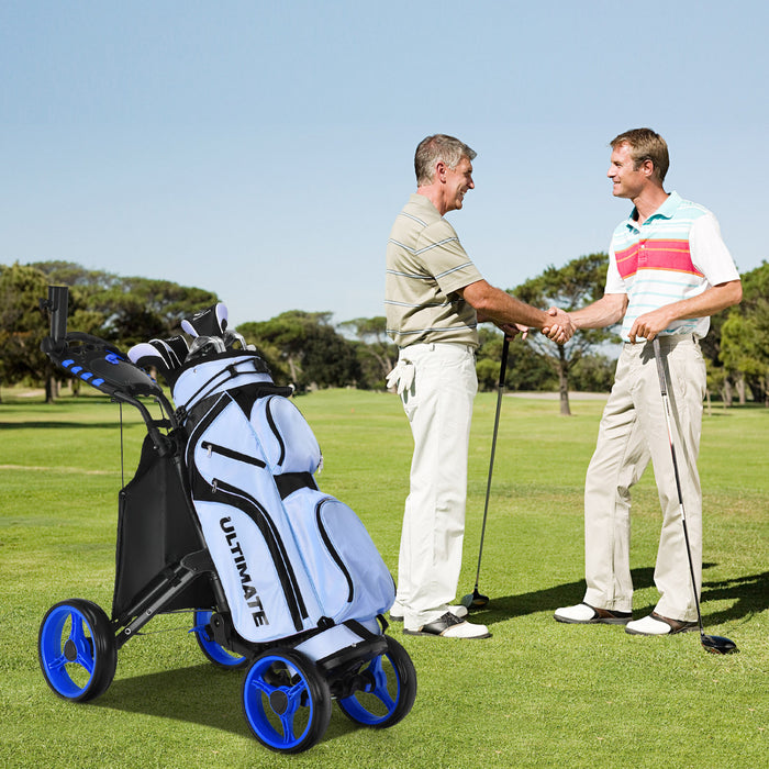 Chariot De Golf 4 Roues Goplus
