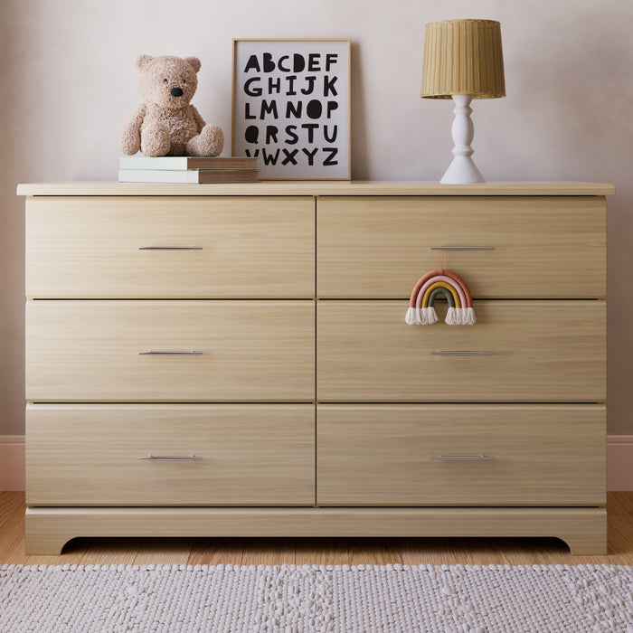 Storkcraft Brookside 6 Commode a tiroirs - Bois clair
