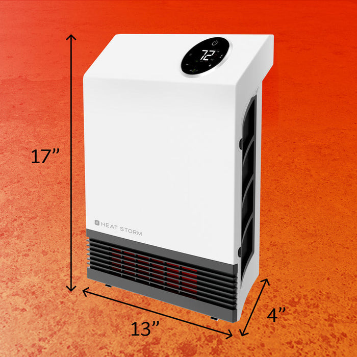 Chauffage mural electrique infrarouge Heat Storm 1000W avec Wi-Fi