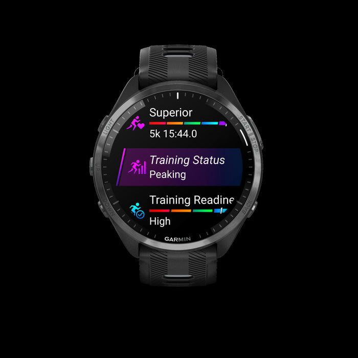 Garmin Forerunner® 965 Montre Gps Intelligente - Suivi De Fitness Avec Gps Multi-bande - Noir