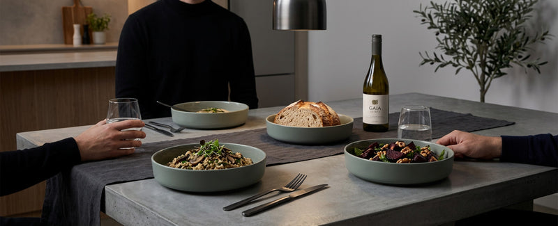 Ensemble de 4 Bols de Repas Gaia en Gres