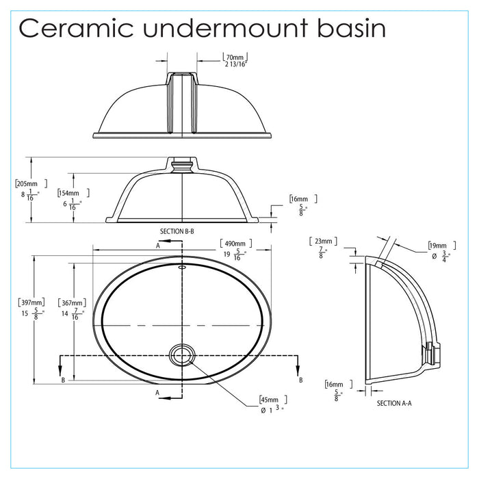 Lavabo de salle de bain Zulu