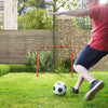 Soozier Volleyball Rebounder Net, Adjustable Soccer Rebounder, Red