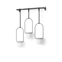Jardinière suspendue Triflora de Umbra - blanche
