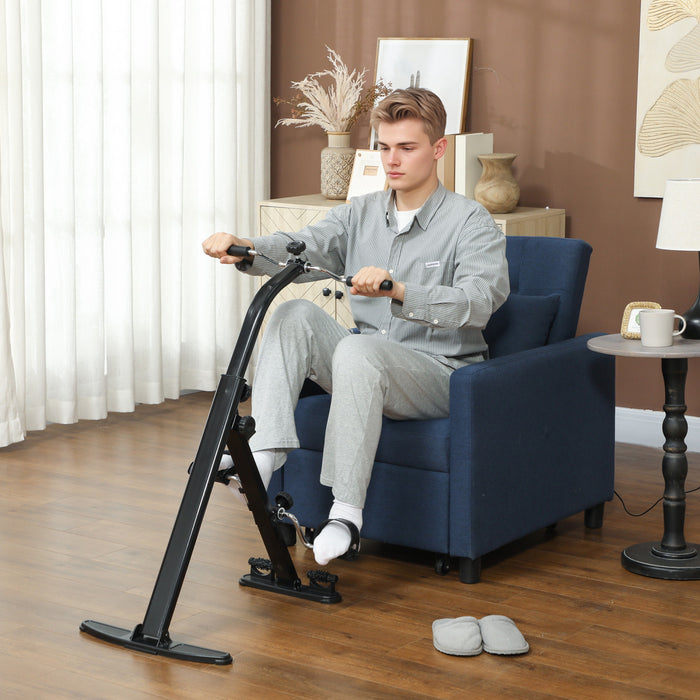 Soozier Velo D'exercice Pliable Pour Jambes Avec Moniteur Lcd