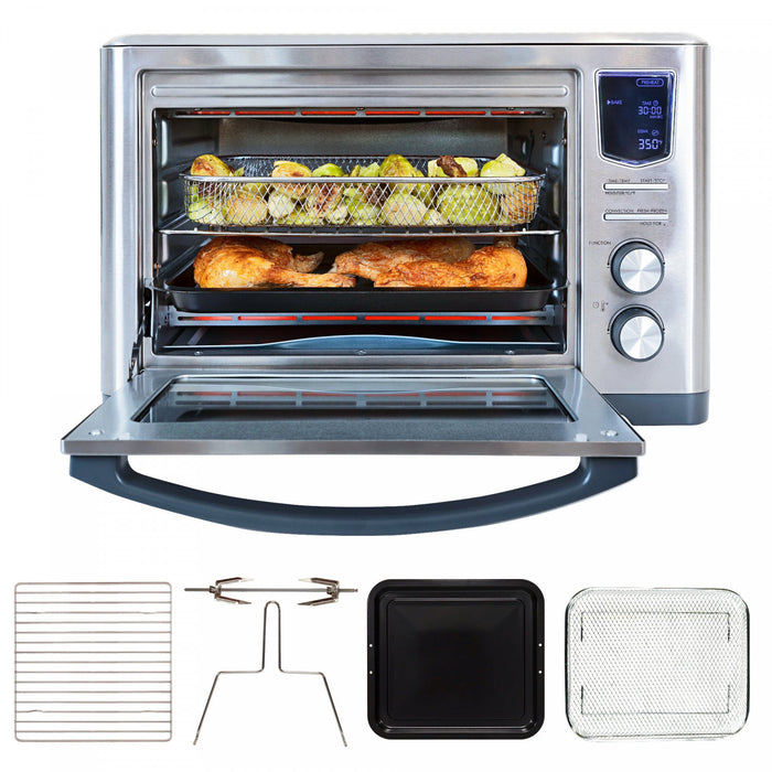 Four grille-pain à convection avec friteuse à air Kenmore, acier inoxydable - KKTOAF25SS
