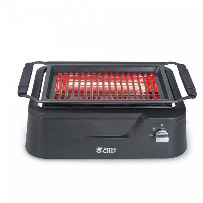 Gril infrarouge sans fumee d'interieur CHK Serie commerciale Chef