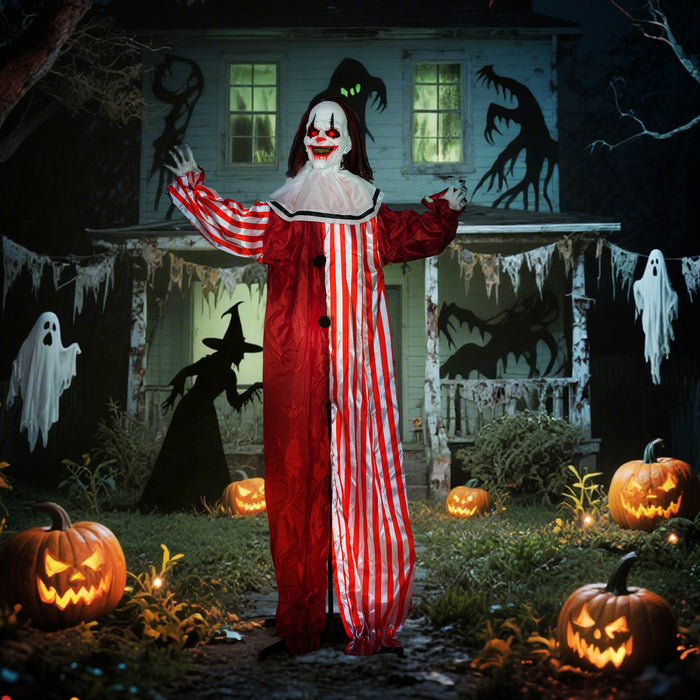 Outsunny Clown Anime Grandeur Nature Pour Halloween, Decoration D'halloween