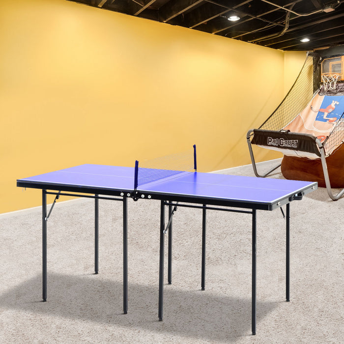 Soozier Table De Ping-pong Pliante, Table De Ping-pong Avec Poignees