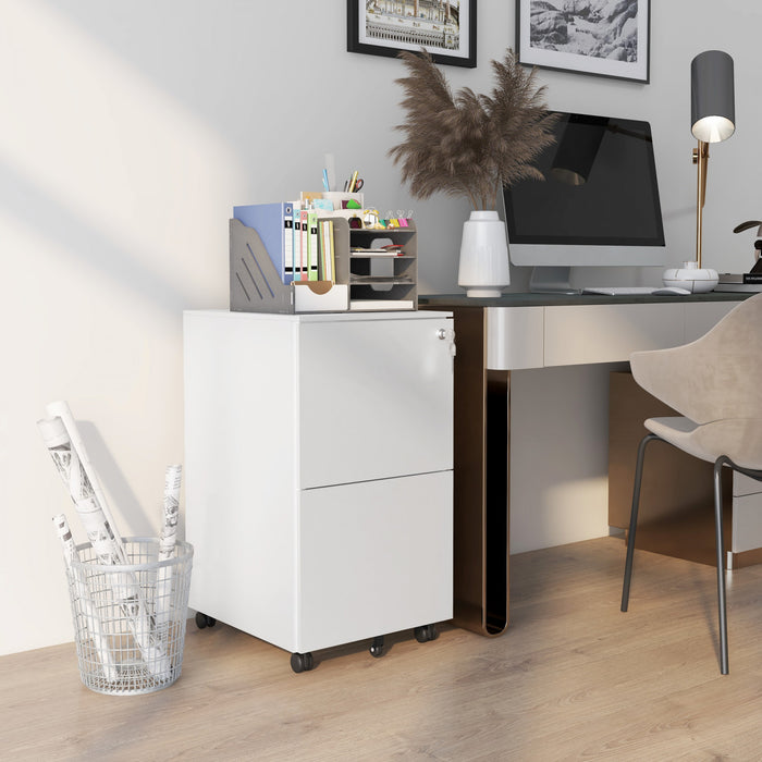 Vinsetto Classeur Vertical A 2 Tiroirs Pour Lettre A4 Format Legal