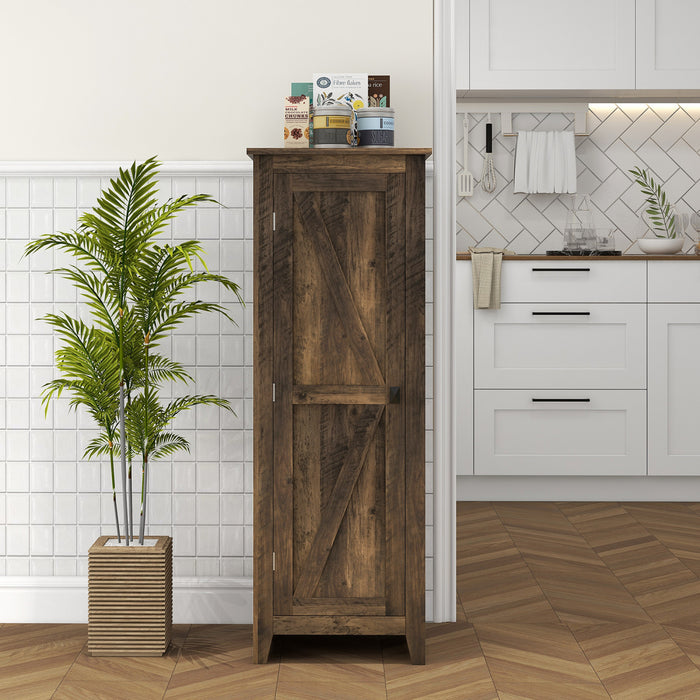 HOMCOM Garde-manger de cuisine autoportant, armoire de rangement