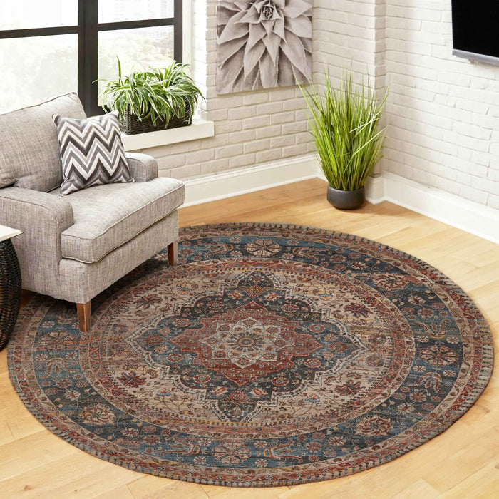 Tapis Traditionnel Irina 5'0\" x en Multi