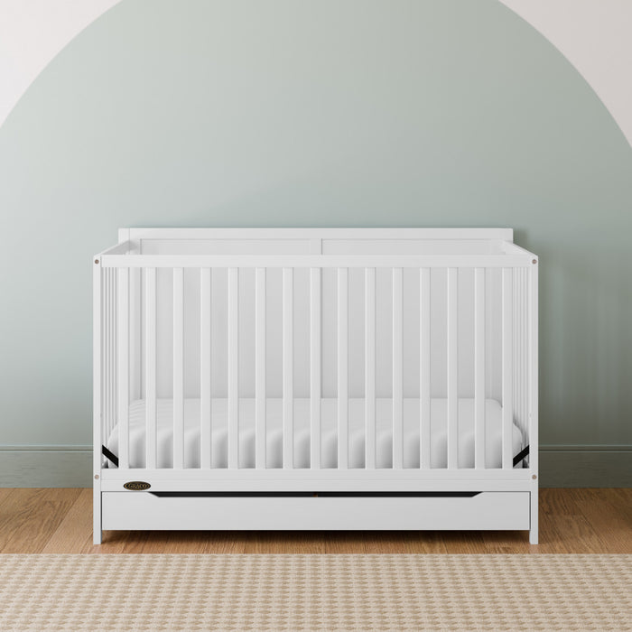 Graco Melrose Lit de bebe convertible 5-en-1 avec tiroir - Blanc