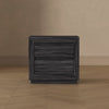 Soren Contemporary 26" Nightstand in Charcoal Gray (2-Drawer) | Table de nuit contemporaine Soren 66 cm en gris charbon (2 tiroirs)