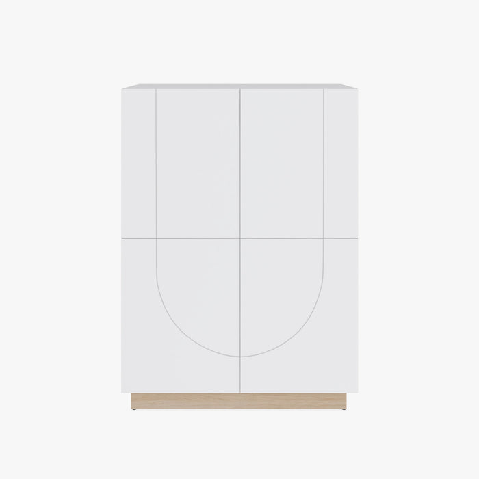 Buffet d’appoint haut Nauraa Nordika - blanc