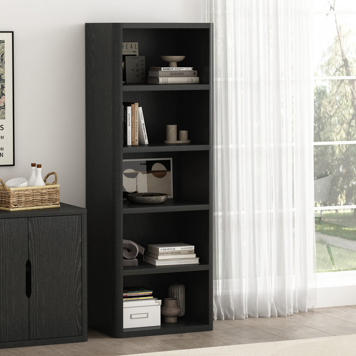 Bibliotheque ouverte moderne Rivington 28\" en noir