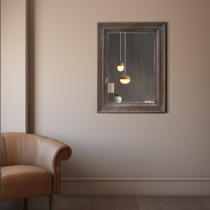 Miroir Maple de 44 po brun