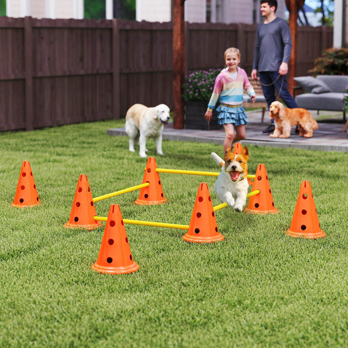 Ensemble d'Agilite Reglable pour Chiens