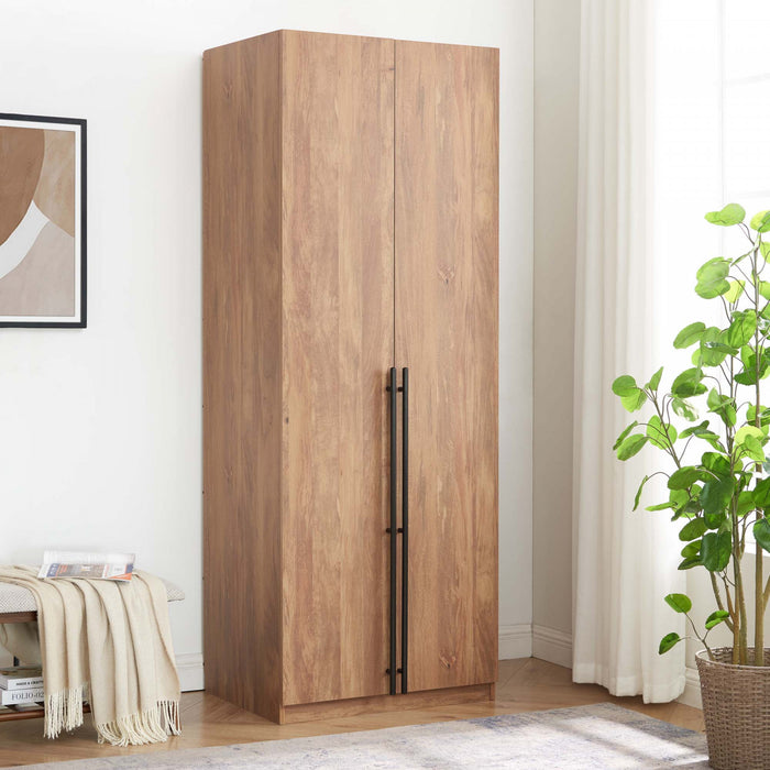 Armoire moderne Lee 32\" en brun dore
