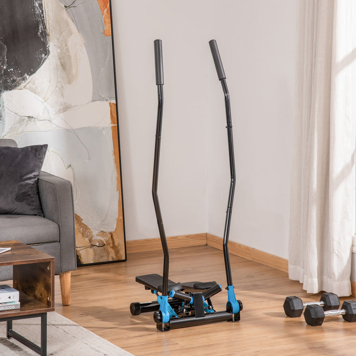 Soozier Twist Stair Stepper Machine Avec Guidon A Bascule