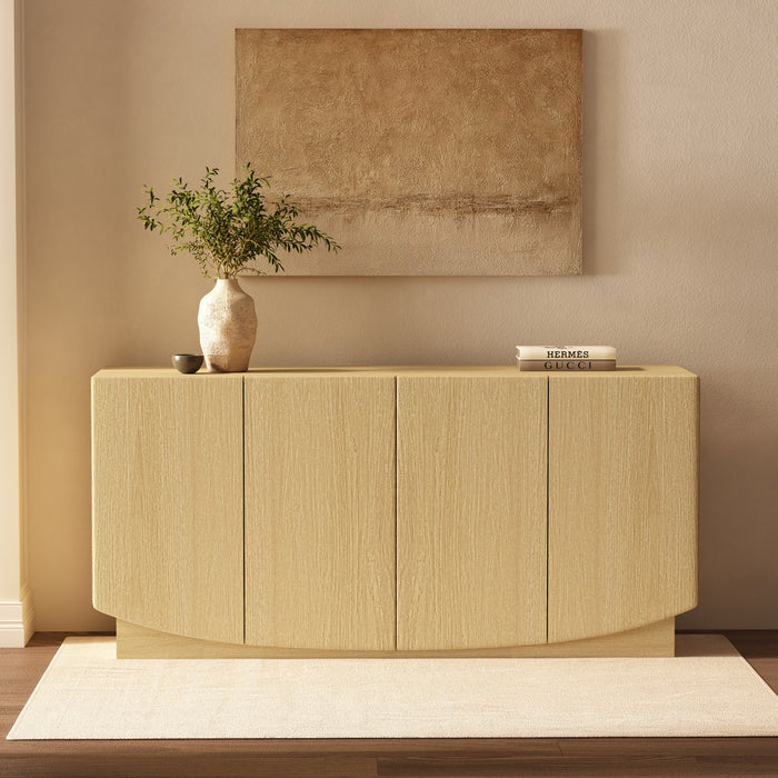 Buffet contemporain Ardea 60\" en chene naturel