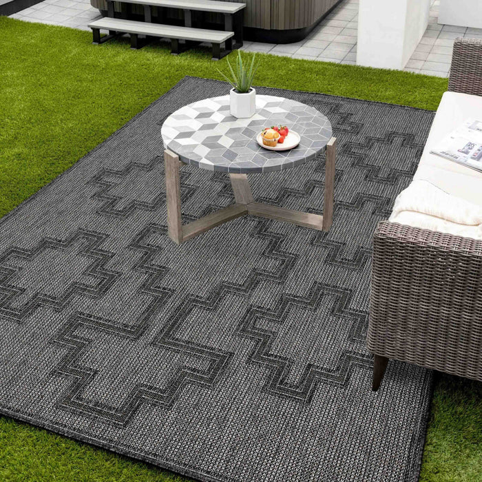 Tapis Transitionnel Esina 8'0\" x 10'0\" en Gris