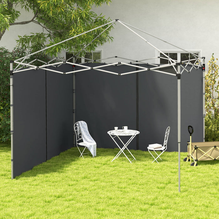 Outsunny Remplacement Des Panneaux Lateraux D'auvent De 10'x20' Ou 10'x10'