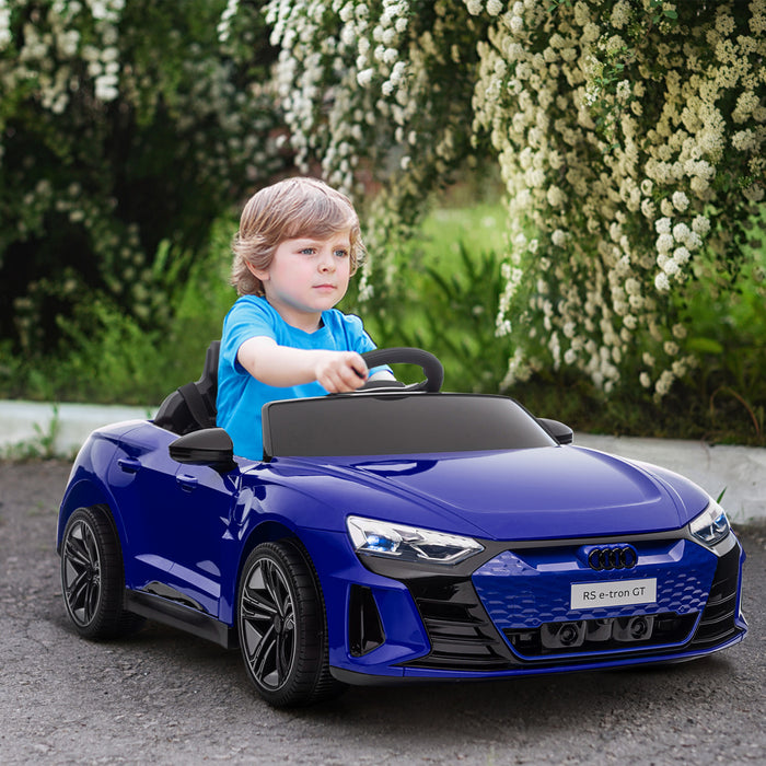 Aosom Voiture Electrique Pour Enfants 12v, Sous Licence Audi Rs E-tron Gt