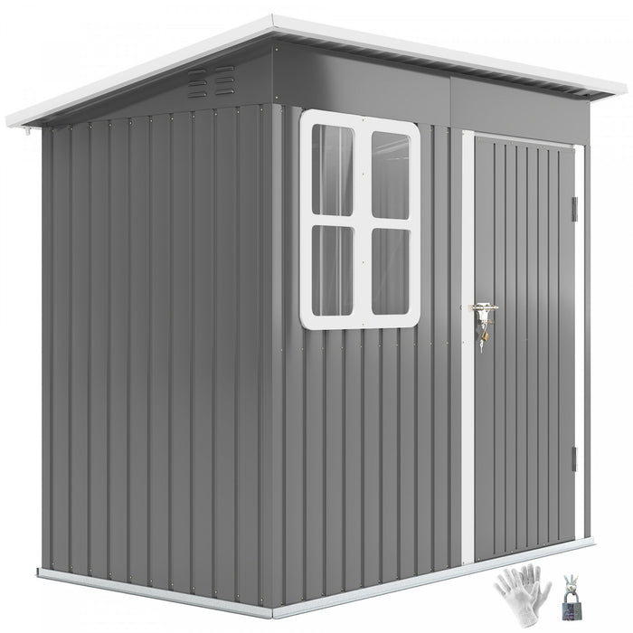 Outsunny Remise De Rangement Exterieure Avec Fenetre, Porte Verrouillable