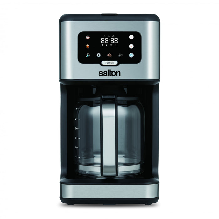Cafetiere numerique Salton en acier inoxydable – 14 tasses