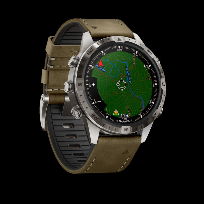 Garmin Marq® Adventurer (gen 2) Montre Connectee De Luxe - Durable Avec Ecran Amoled Et Boitier En Titane