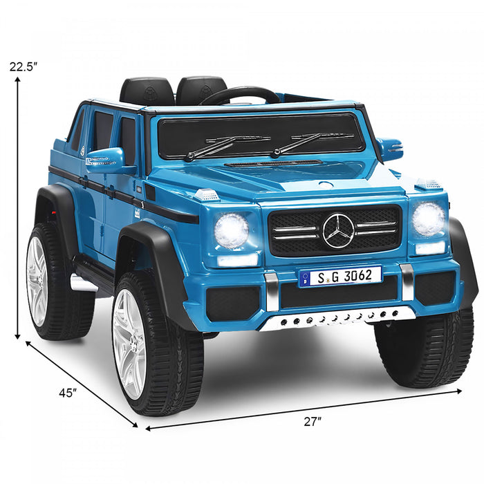 12v Autorise Mercedes-benz Enfants Roulent Sur La Voiture Rc Vehicules Motorises W / Trunk Navy