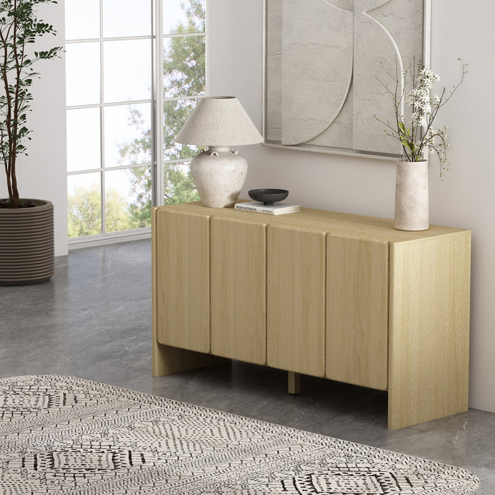Buffet moderne Linda 60\" en chene naturel