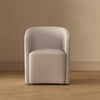 Hearth Contemporary Modern Upholstered Armchair in Barley | Fauteuil contemporain moderne Hearth en tissu avec accoudoirs, coloris orge