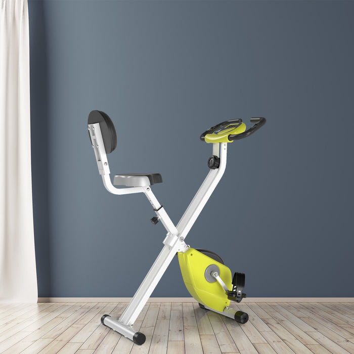 Soozier Velo D'exercice Pliable Avec 8 Niveaux De Resistance Magnetique