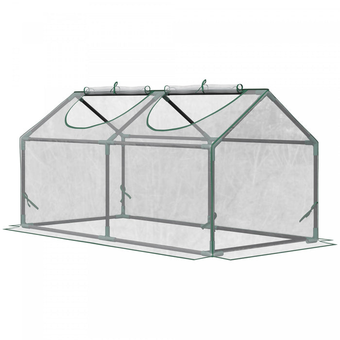 Outsunny Mini Serre Tunnel Portable Pour Jardin 47 \"x 24\" X 24\"