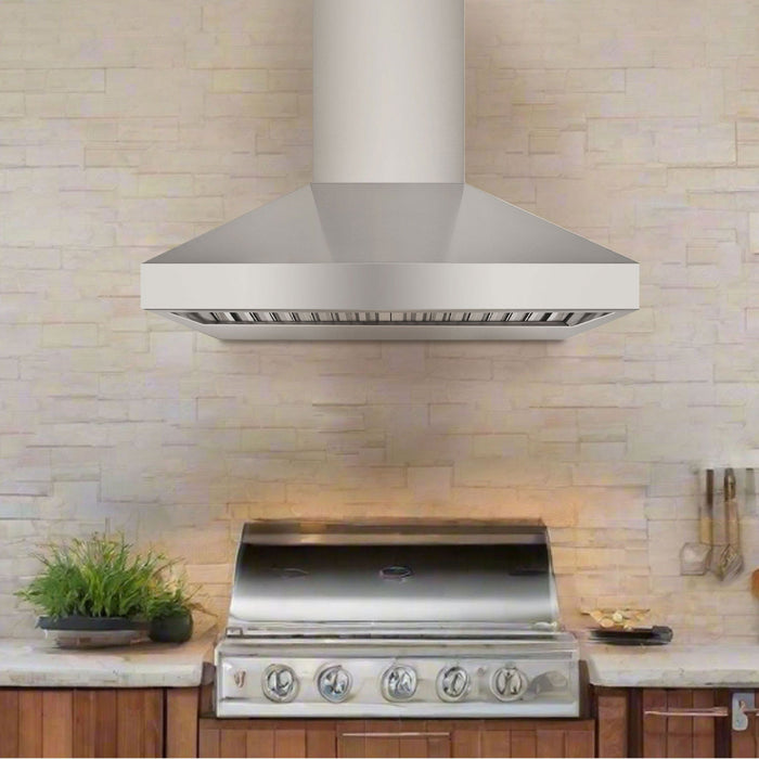 Hotte de cuisine murale Victory de 36 pouces 1200 CFM pour barbecue exterieur