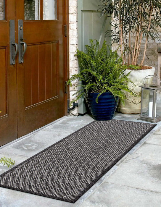 Tapis Contemporain Eve 2'0\" x 10'0\" en Gris