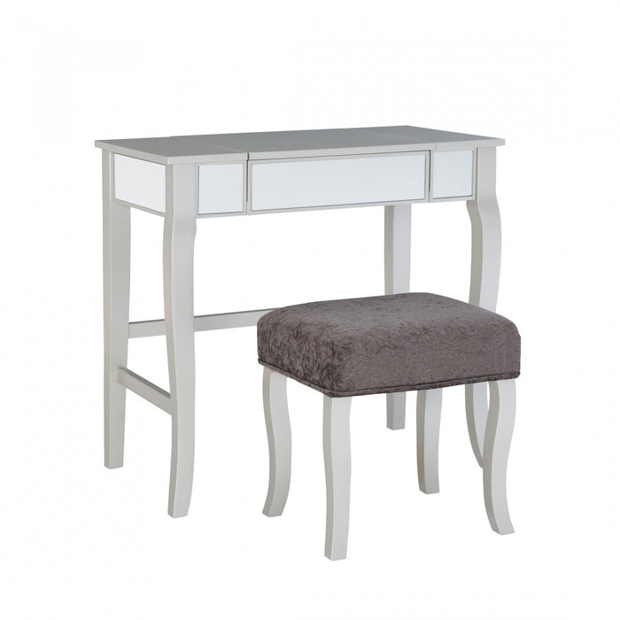Ensemble de coiffeuse Harper - argenté